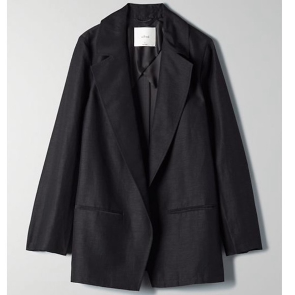 Aritzia Wilfred Alto Linen Blazer Jacket - Picture 1 of 12